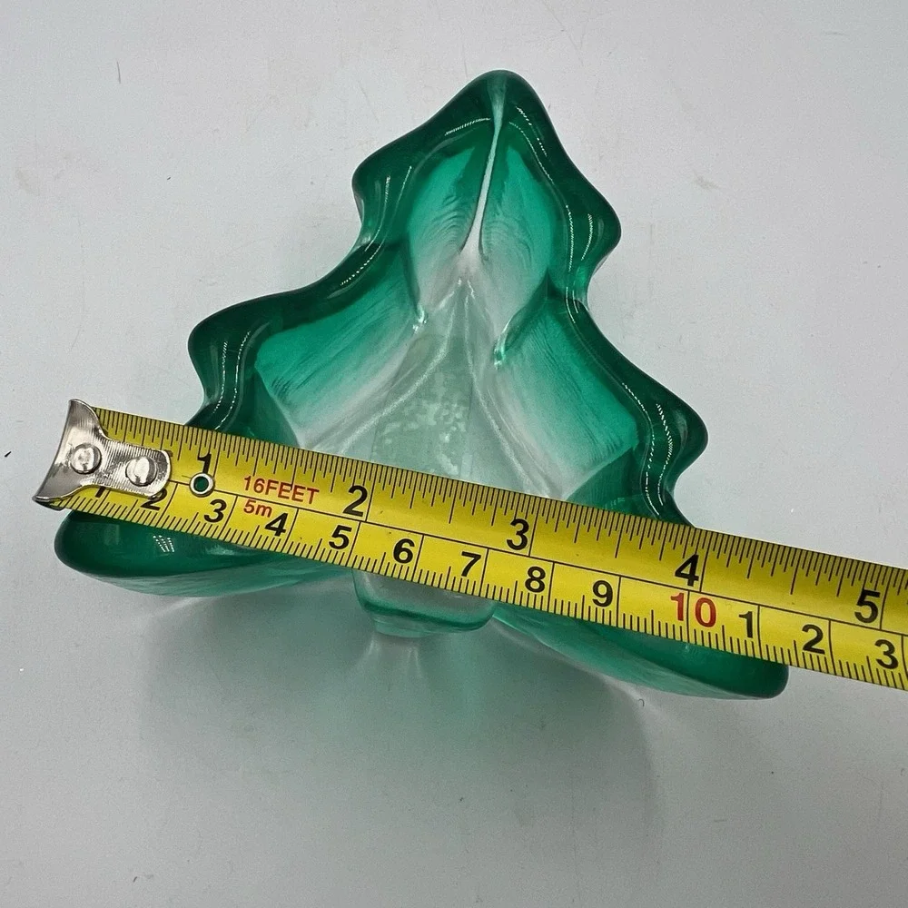 MIKASA Petite‎ Christmas Votive Candle Holder Green Pine Tree 5